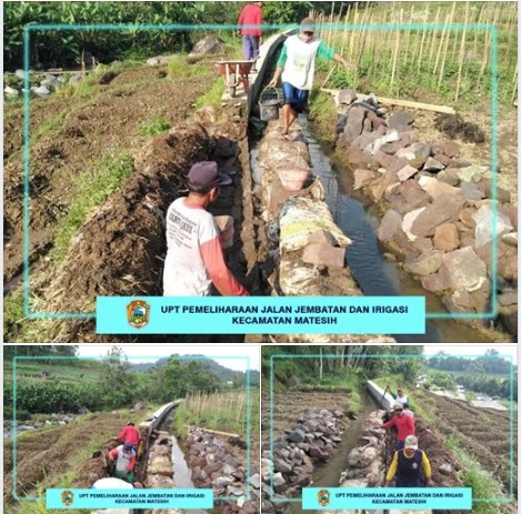 Mempertahankan  suplai aliran irigasi tetap terjaga (UPT Matesih)