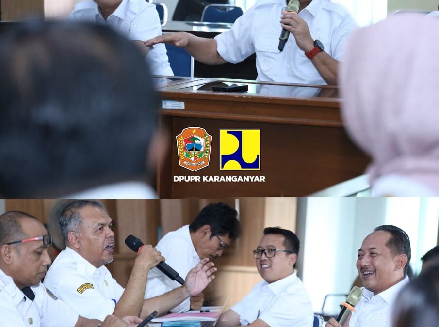 KONSOLIDASI DAN KOORDINASI BUPATI KARANGANYAR KE DINAS PEKERJAAN UMUM DAN PERUMAHAN RAKYAT KABUPATEN KARANGANYAR